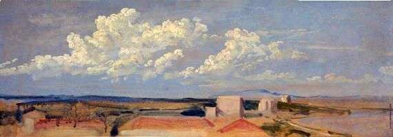 Opis obrazu Aleksandra Iwanowa Chmury nad wybrzeżem