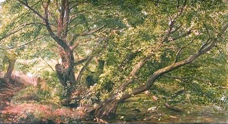 Opis obrazu Aleksandra Iwanowa Drzewa nad strumieniem