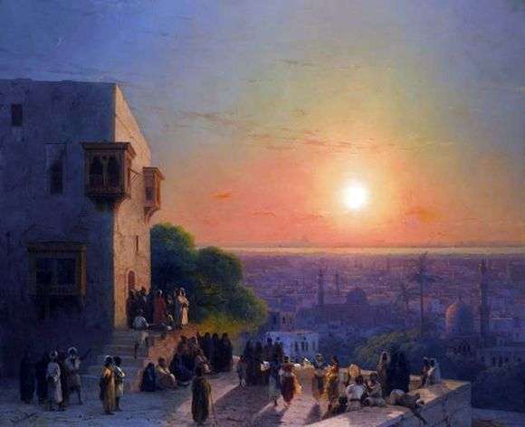 Opis obrazu Ivana Aivazovskyego W Kairze