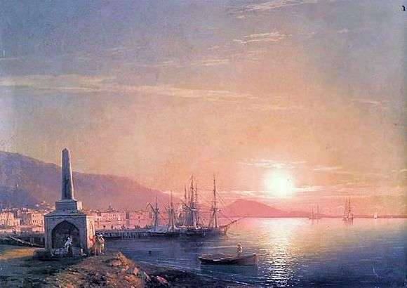Opis obrazu Iwana Aiwazowskiego Wschód słońca w Teodozji