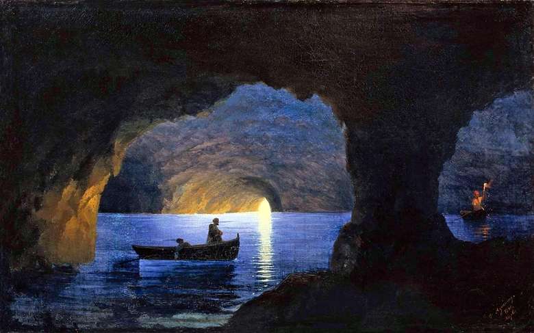Opis obrazu Iwana Aiwazowskiego Lazurowa Grota. Neapol
