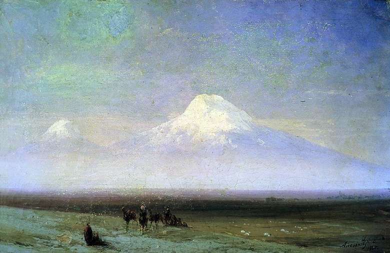 Opis obrazu Iwana Aiwazowskiego Góra Ararat