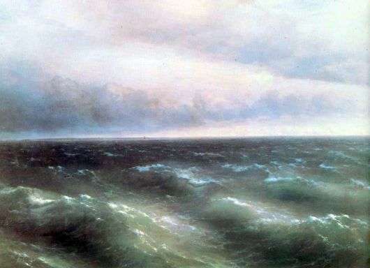 Opis obrazu Iwana Aiwazowskiego Morze Czarne