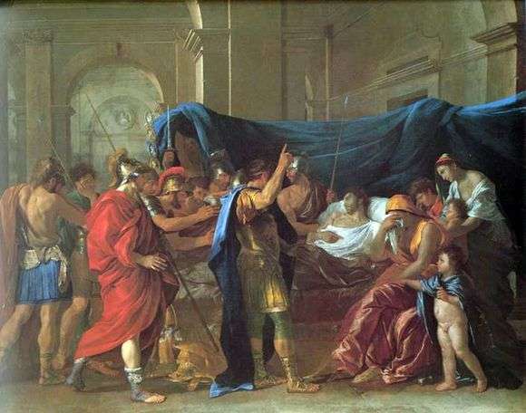 Opis obrazu Nicolasa Poussina Śmierć Germanika