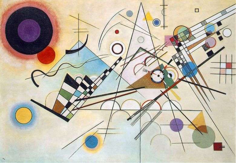 Opis obrazu Wassilyego Kandinskyego Kontrastowe dźwięki