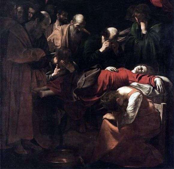 Opis obrazu Michała Anioła Merisi da Caravaggio Śmierć Maryi