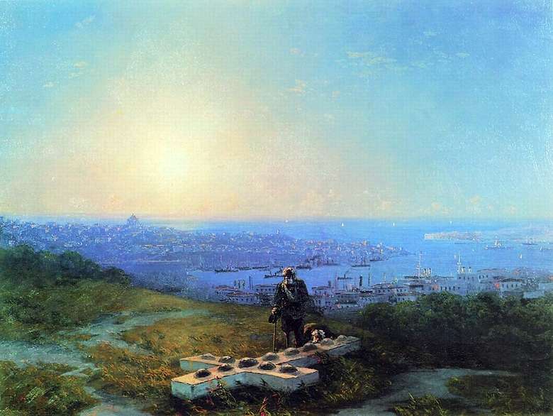 Opis obrazu Ivana Aivazovskyego Malakhov Kurgan
