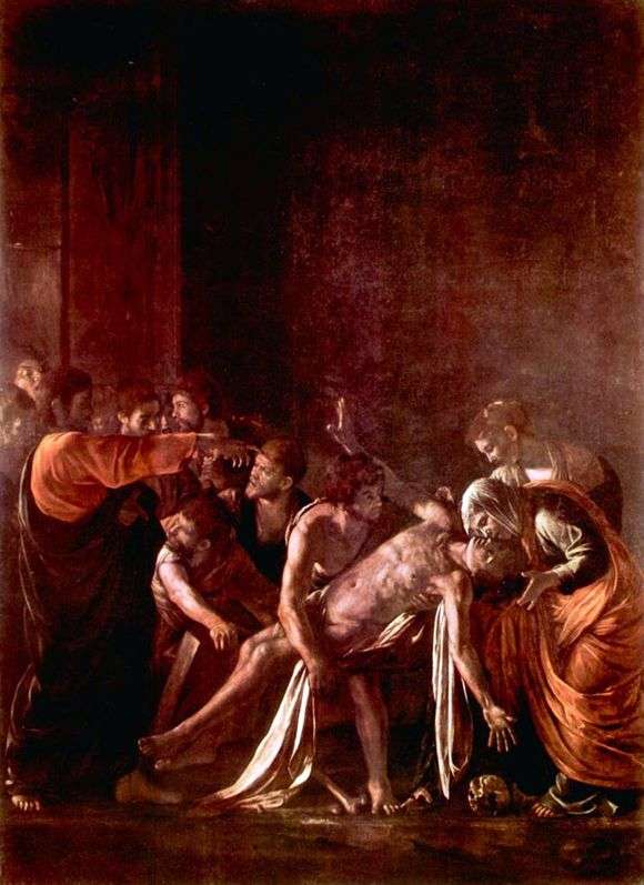 Opis obrazu Michała Anioła Merisi da Caravaggio Zmartwychwstanie Łazarza