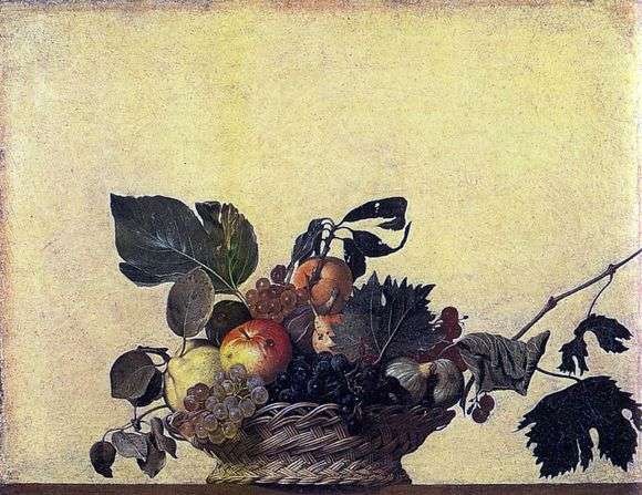 Opis obrazu Michała Anioła Merisi da Caravaggio Kosz owoców