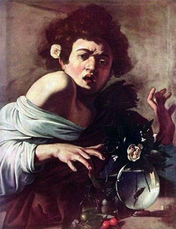 Opis obrazu Michała Anioła Merisi da Caravaggio Chłopiec ugryziony przez jaszczurkę