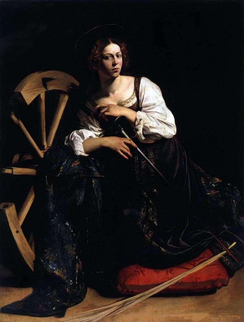 Opis obrazu Michała Anioła Merisi da Caravaggio Święta Katarzyna Aleksandryjska
