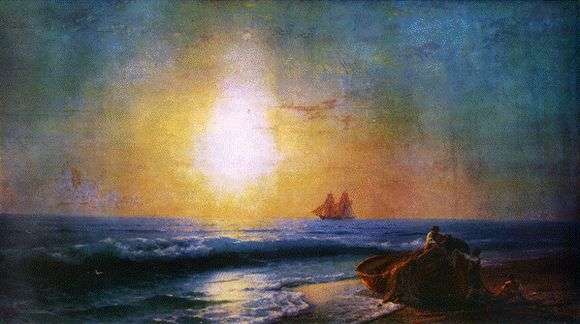 Opis obrazu Iwana Aiwazowskiego Wschód słońca