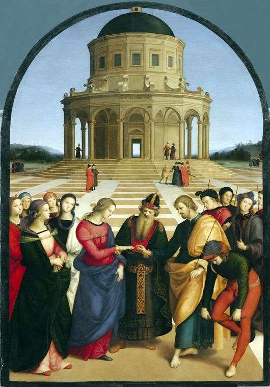 Opis obrazu Raphaela Santiego Zaręczyny Marii Panny