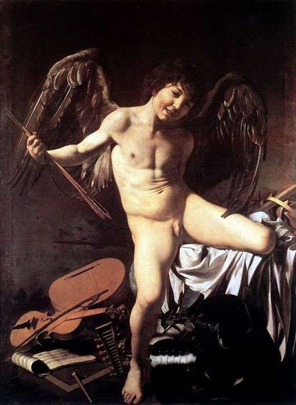 Opis obrazu Caravaggia Zwycięzca Kupidyna