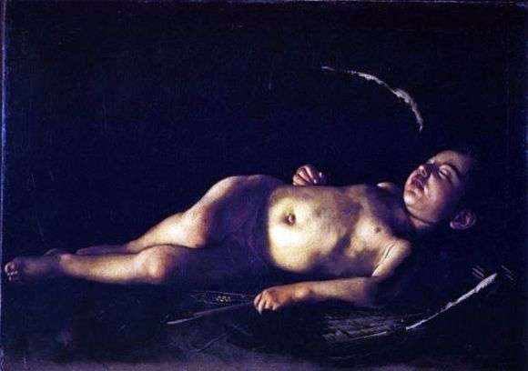 Opis obrazu Caravaggia Śpiący Kupidyn