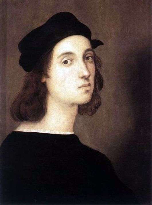 Opis obrazu Rafaela Autoportret