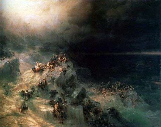 Opis obrazu Iwana Aiwazowskiego Powódź
