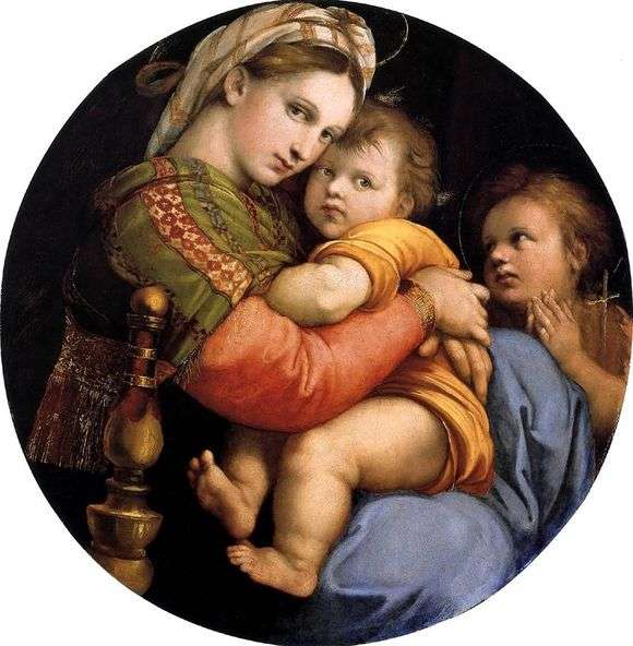 Opis obrazu Raphaela Santiego Madonna na krześle