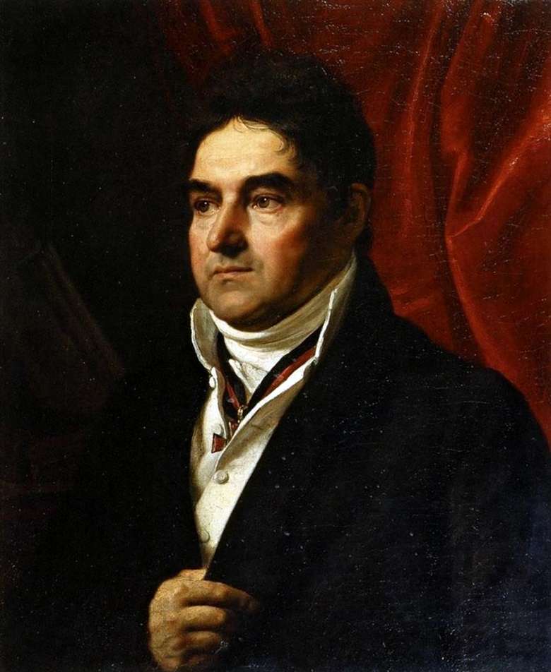 Opis obrazu Oresta Kiprenskyego Portret V. S. Khvostova (1814)