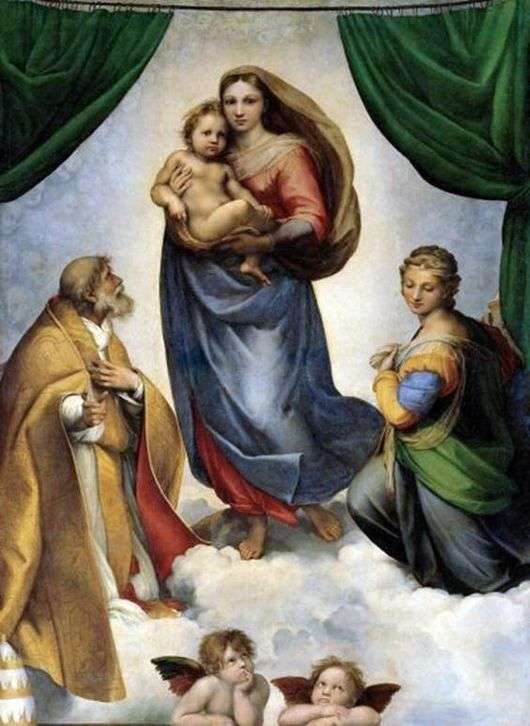 Opis obrazu Rafaela Madonna Sykstyńska