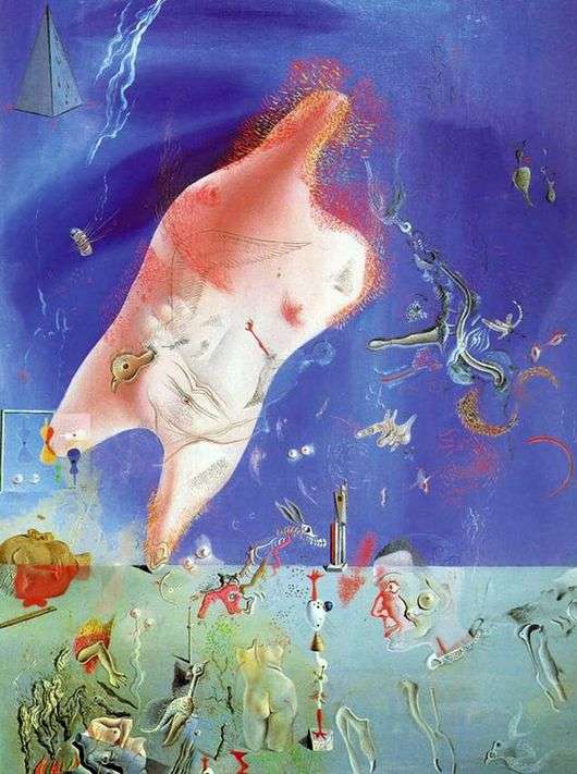 Opis obrazu Salvadora Dali Małe pozostałości