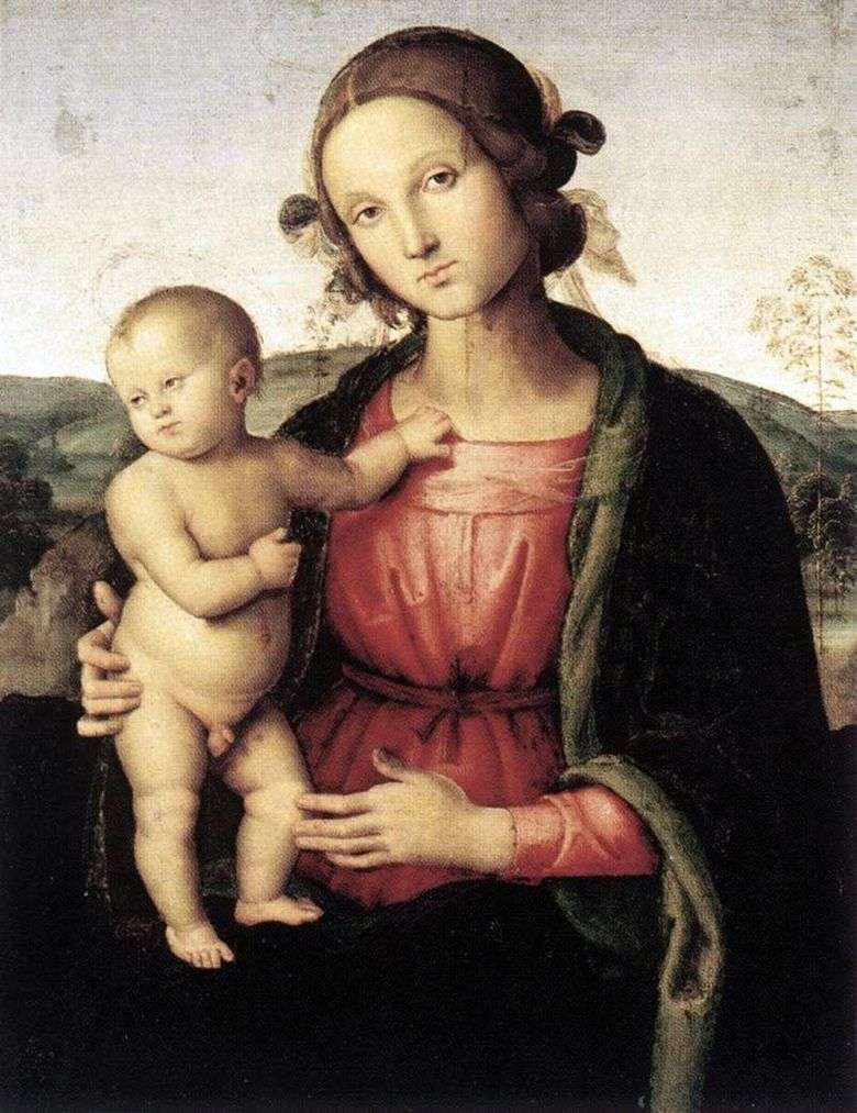 Opis obrazu Pietro Perugino Madonna