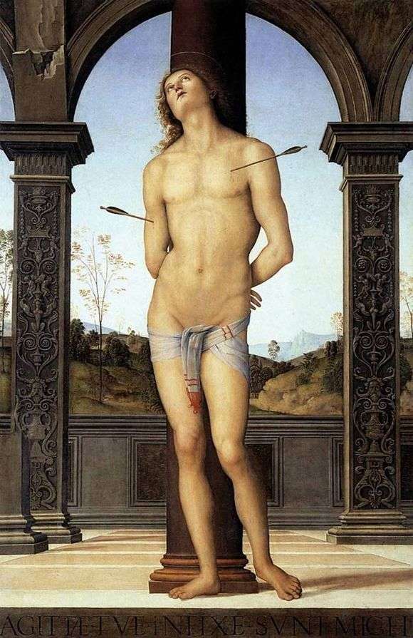 Opis obrazu Pietro Perugino Święty Sebastian