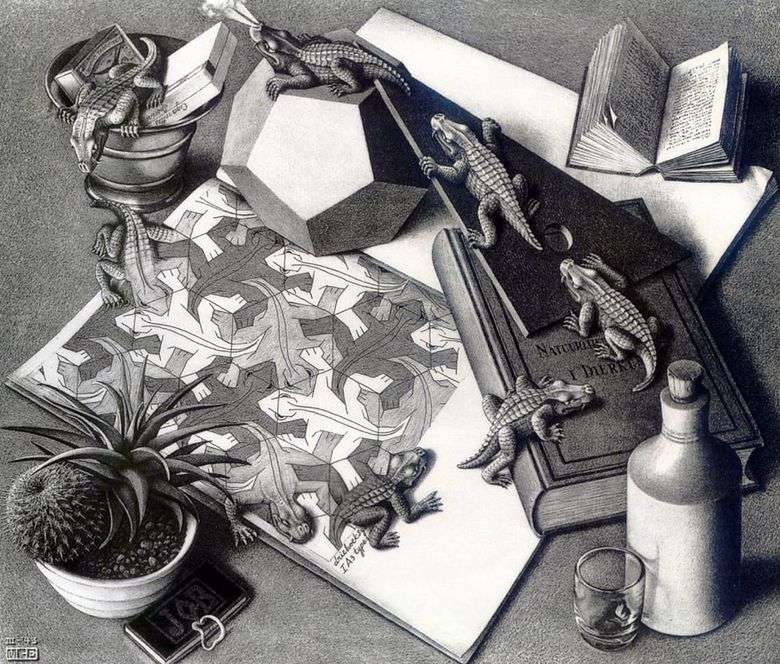 Opis obrazu Mauritsa Eschera Gady
