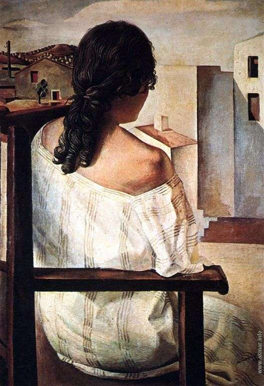 Opis obrazu Salvadora Dali Plecy dziewczyny