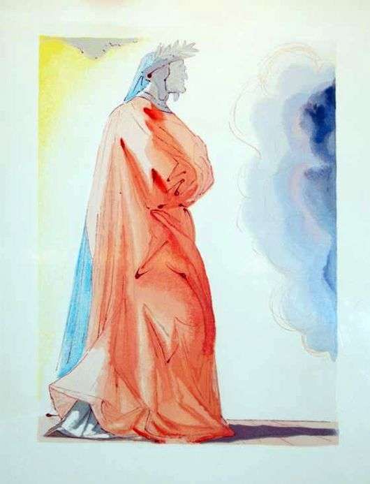 Opis obrazu Salvadora Dali Dantego