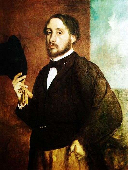Opis obrazu Edgara Degasa Autoportret