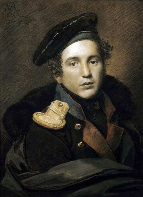 Opis obrazu Oresta Kiprenskyego Portret Aleksieja Olenina