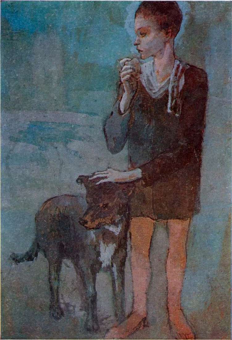 Opis obrazu Pabla Picassa Chłopiec z psem