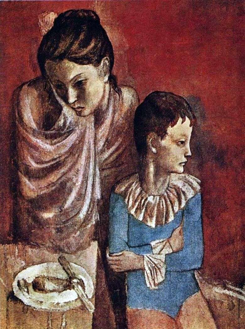 Opis obrazu Pabla Picassa Matka i syn akrobatów