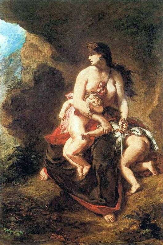 Opis obrazu Eugene Delacroix Medea