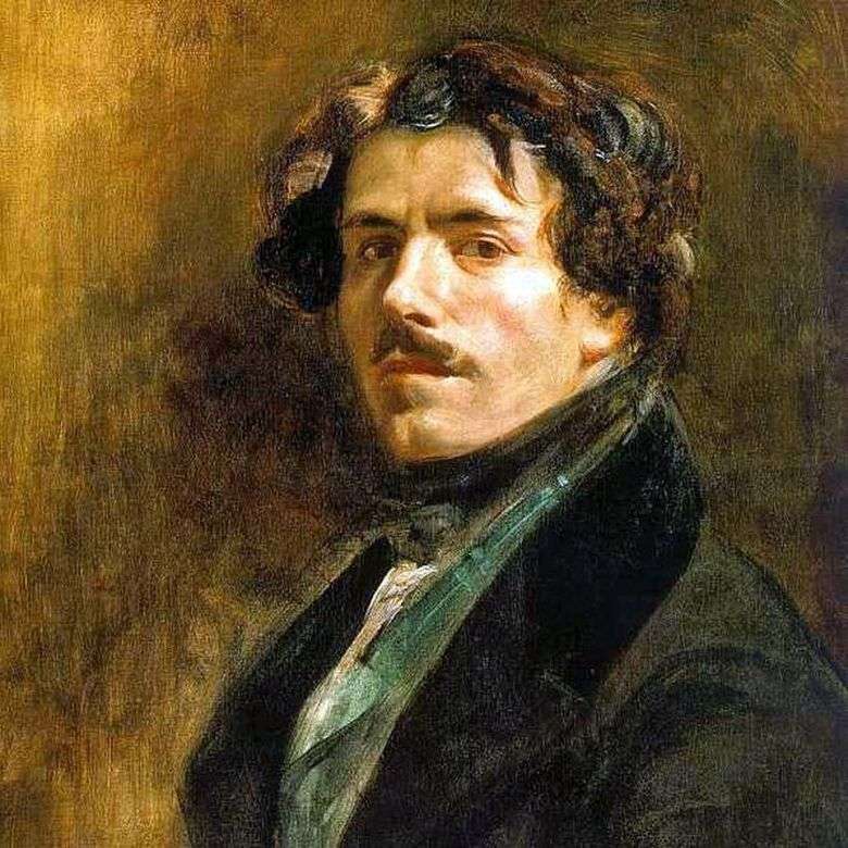 Opis obrazu Eugene Delacroix Autoportret