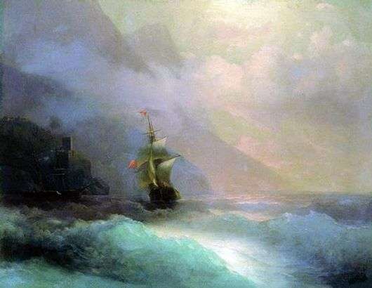 Opis obrazu Iwana Aiwazowskiego Pejzaż morski
