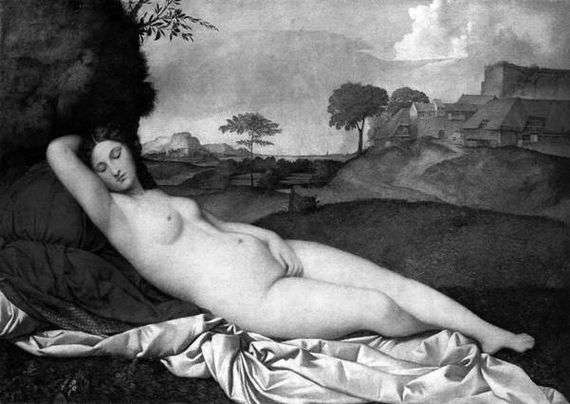 Opis obrazu Giorgione Śpiąca Wenus