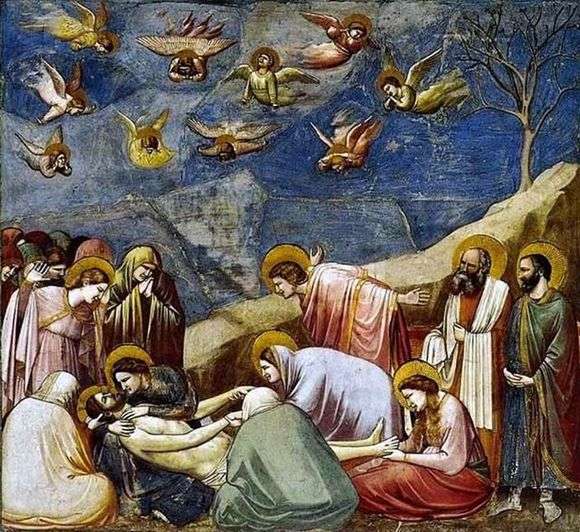 Opis fresku Giotto di Bondone Lamentation of Christ