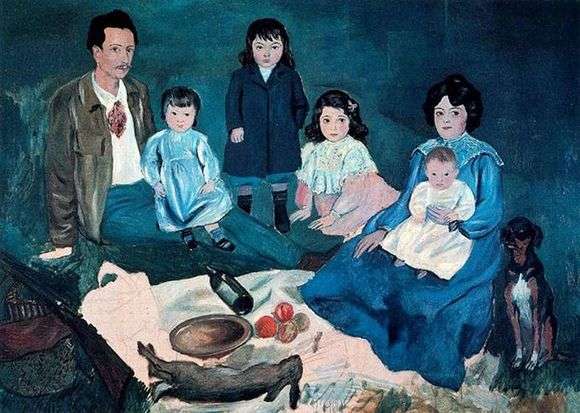 Opis obrazu Pabla Picassa Rodzina razem