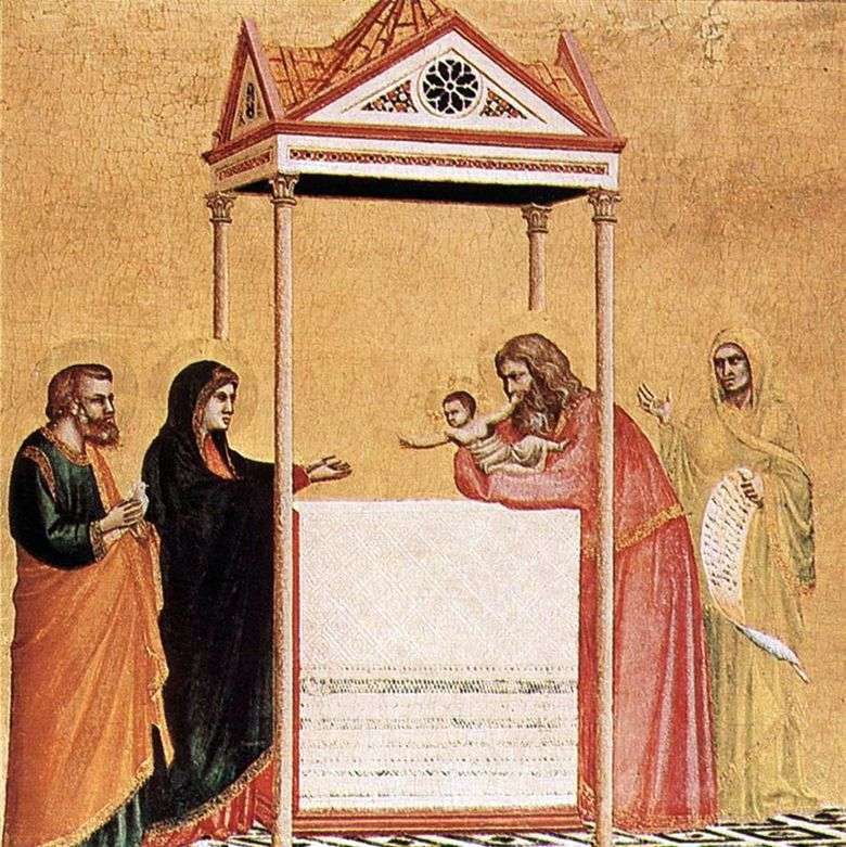 Opis obrazu Giotto di Bondone Bringing to the Temple