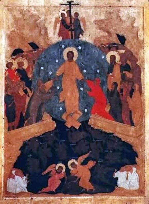 Opis ikony Dionizego Zejście do piekła