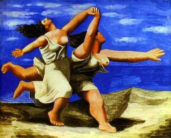Opis obrazu Pabla Picassa Dwie kobiety biegnące po plaży