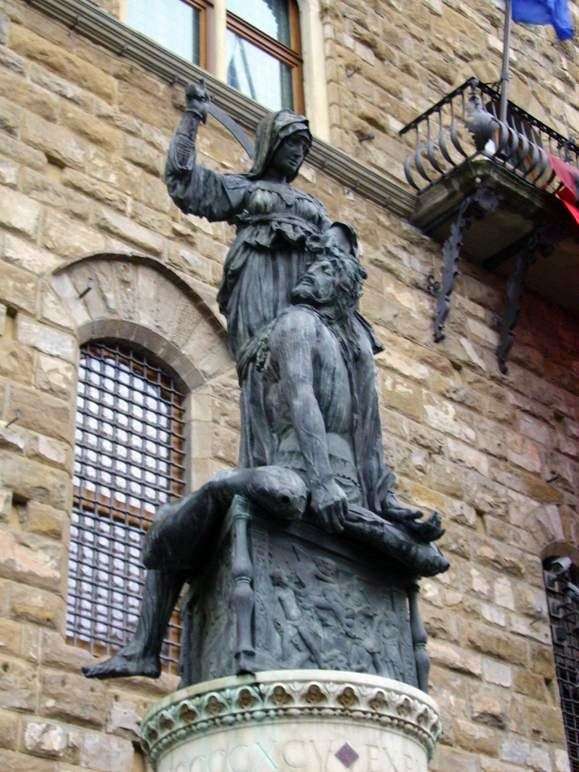 Opis pomnika Donatello Judyty i Holofernesa