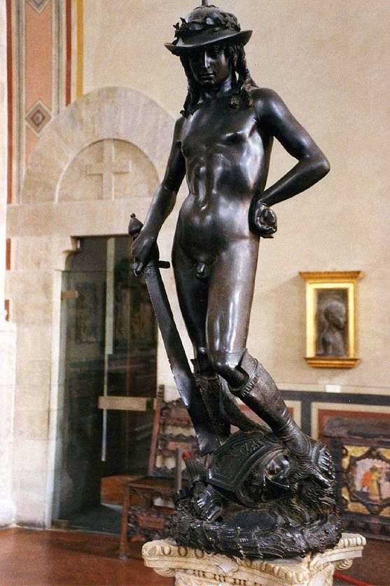 Opis pomnika Donatello Dawida