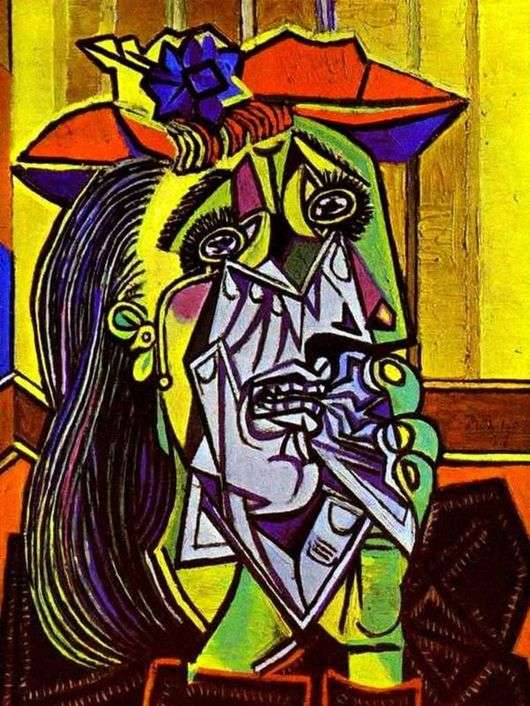 Opis obrazu Pabla Picassa Płacząca kobieta