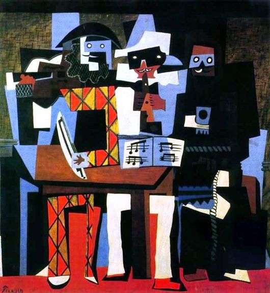 Opis obrazu Pabla Picassa Trzej muzycy