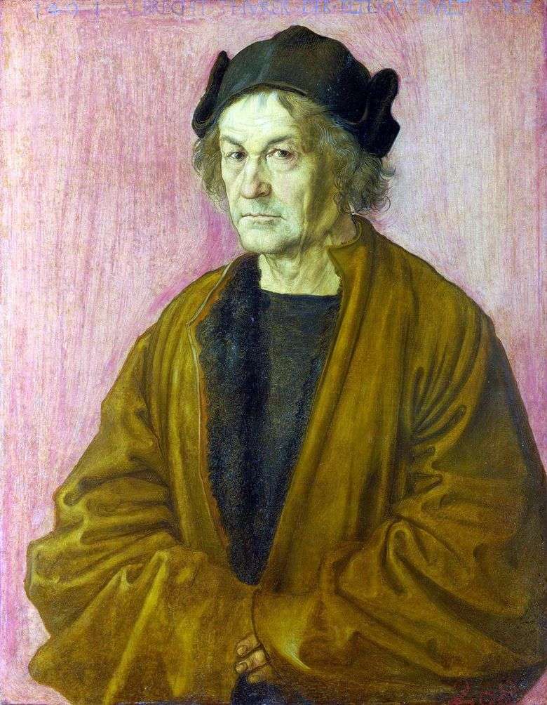 Opis obrazu Albrechta Durera Ojciec Albrechta Durera (Portret ojca)