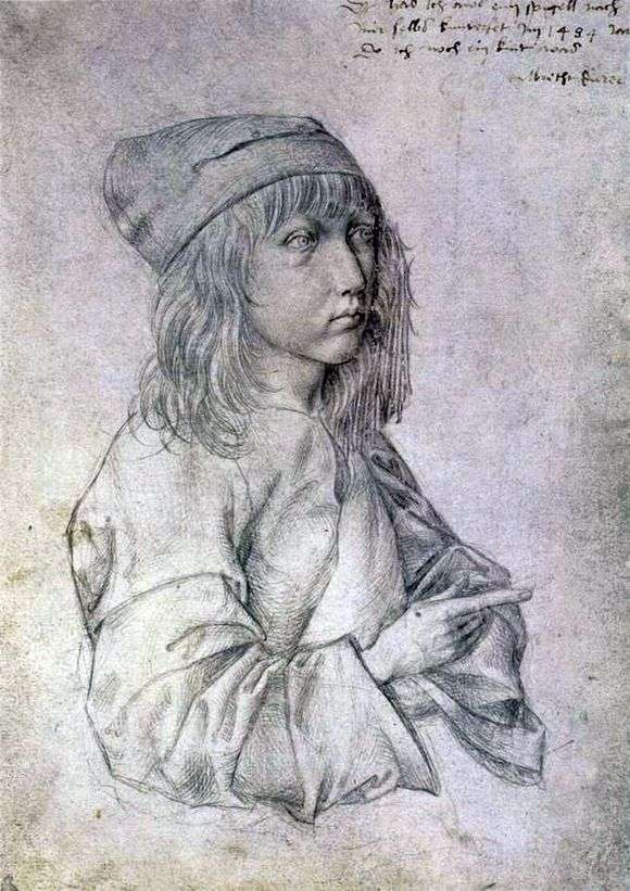 Opis obrazu Albrechta Durera Autoportret w wieku 13 lat