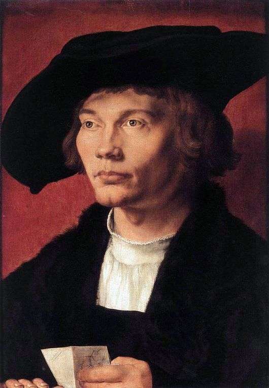 Opis obrazu Albrechta Durera Portret młodego mężczyzny